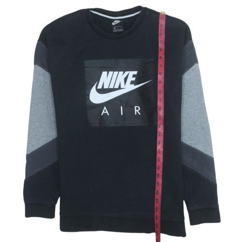 Nike Men's Black M Air Sweatshirt Pullover Graphic Logo