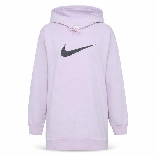 Nike Womens Pink Pullover Hoodie Small Cotton Blend Sweatshirt