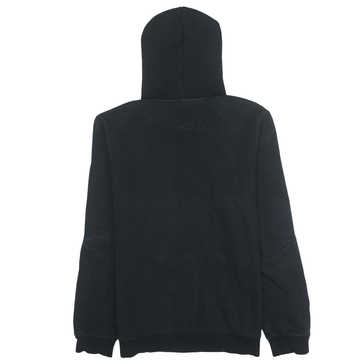 Puma Boys Black Hoodie 15-16 Years Pullover Fleece Logo Hooded Sweatshirt