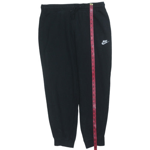 Nike Womens Black Fleece Jogger Trousers Size L Comfort Fit