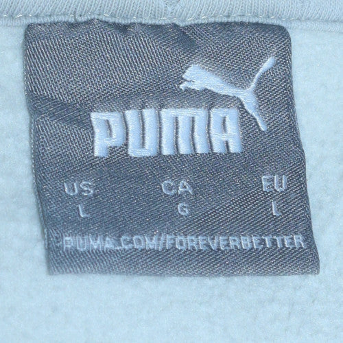 Puma Men's White Pullover Hoodie L Sportswear Classic Logo