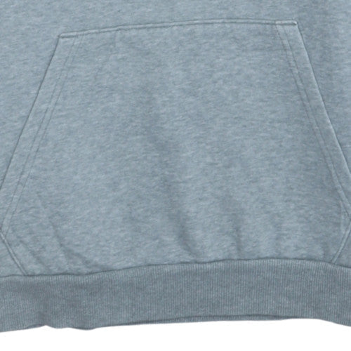 Puma Men's Grey Pullover Hoodie Small Regular Fit Graphic Fleece
