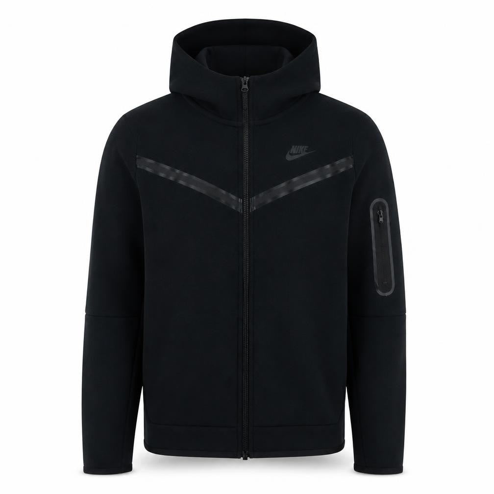 Nike Boys Black XL Full Zip Hoodie Fleece Sweatshirt