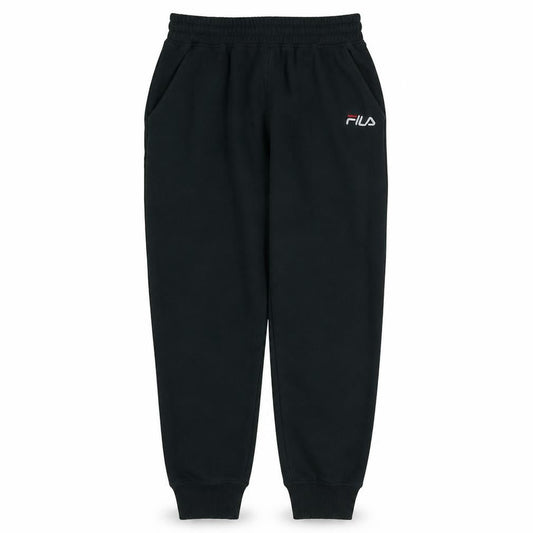 Front view of Fila Men's Black Regular Fit Sweatpants Joggers M