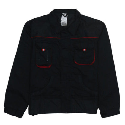 Fristads Men's Black Work Jacket Size 56 Regular Fit Polyester Cotton