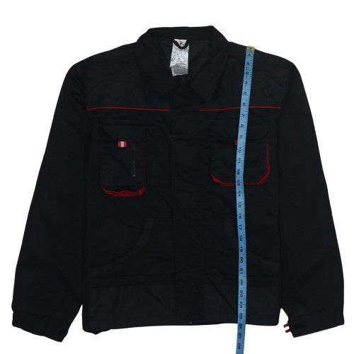 Fristads Men's Black Work Jacket Size 56 Regular Fit Polyester Cotton
