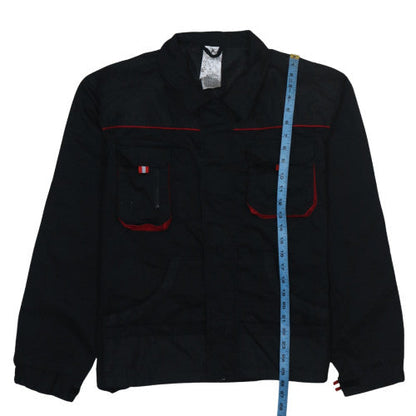 Fristads Men's Black Work Jacket Size 56 Regular Fit Polyester Cotton