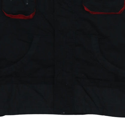 Fristads Men's Black Work Jacket Size 56 Regular Fit Polyester Cotton