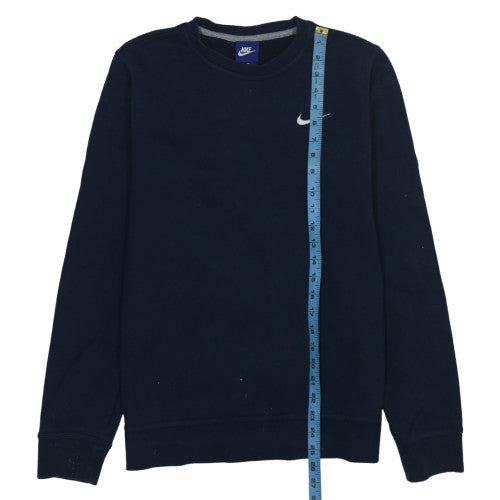 Nike Men's Black Cotton Crew Neck Pullover Sweatshirt M