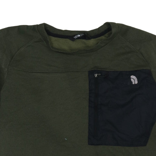 The North Face Men's Green Fleece Pullover Sweatshirt XL