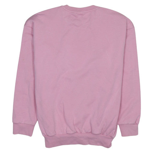 Adidas Girls Pink Crew Neck Pullover Sweatshirt Size 14-15 Years