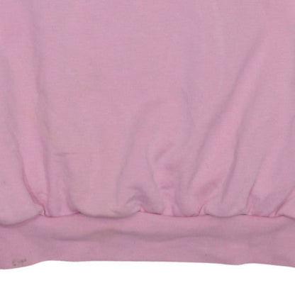 Additional view of Adidas girls’ pink crew neck pullover sweatshirt, size 14-15, years