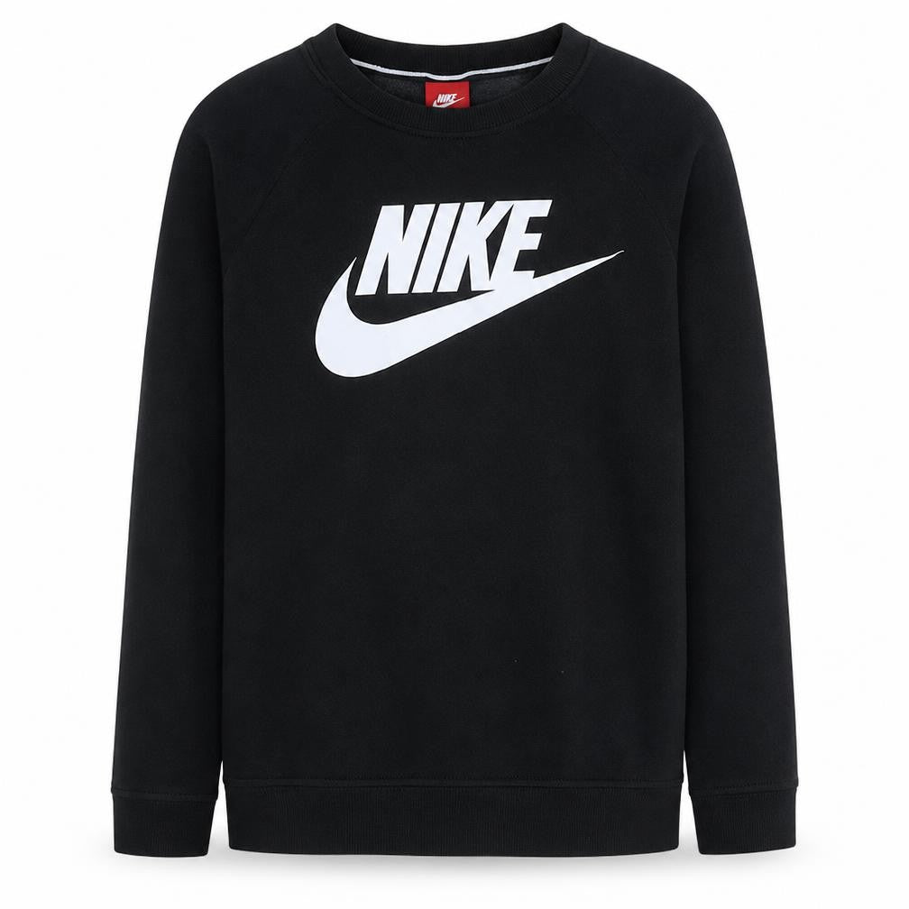 Nike Womens Black Medium Pullover Sweatshirt with Logo