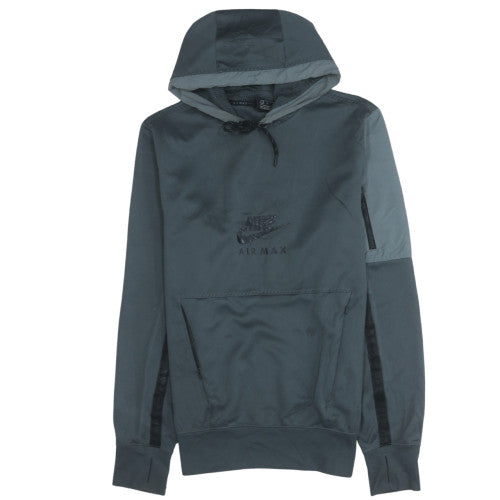 Nike Air Max Men's Grey Pullover Hoodie Small Hooded Sweatshirt
