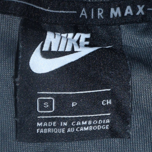 Nike Air Max Men's Grey Pullover Hoodie Small Hooded Sweatshirt