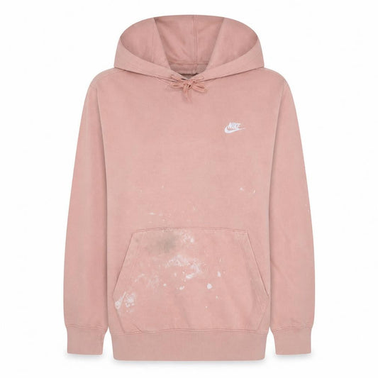 Nike Womens Pink Pullover Hoodie Size L Cotton Blend Casual