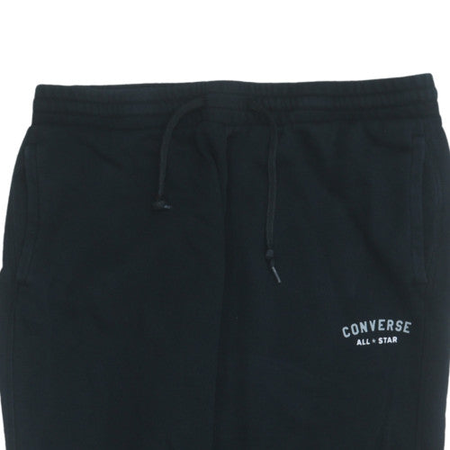 Converse Men's Black XL Jogger Sweatpants Elastic Waist Fleece