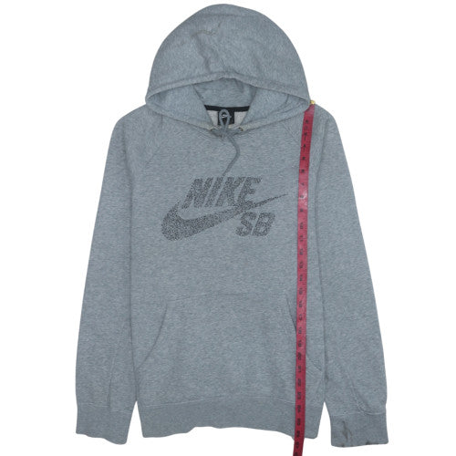 Nike SB Mens Grey Pullover Hoodie L Regular Fit Sports Fleece