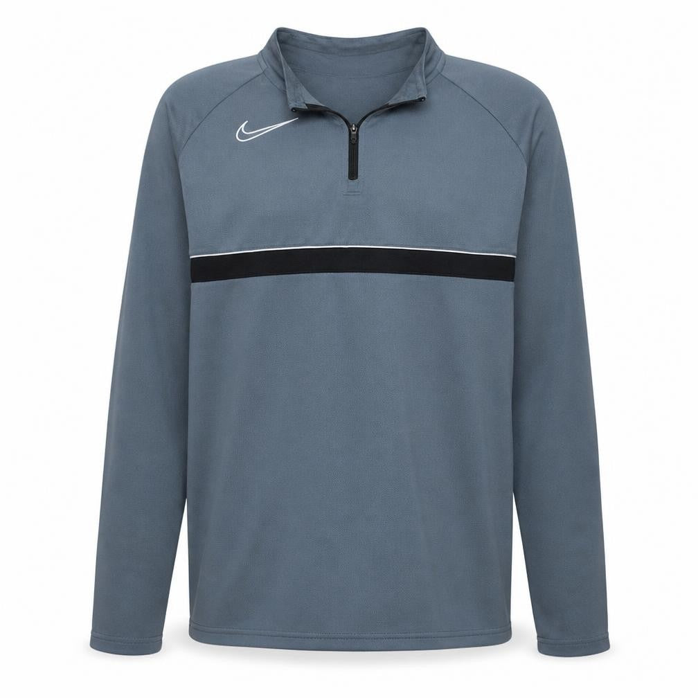 Nike Boys Grey XL Dri-Fit 1/4 Zip Long Sleeve Sports Sweatshirt