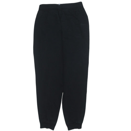 Puma Boys Black Jogger Trousers 14 Years Fleece Sweatpants