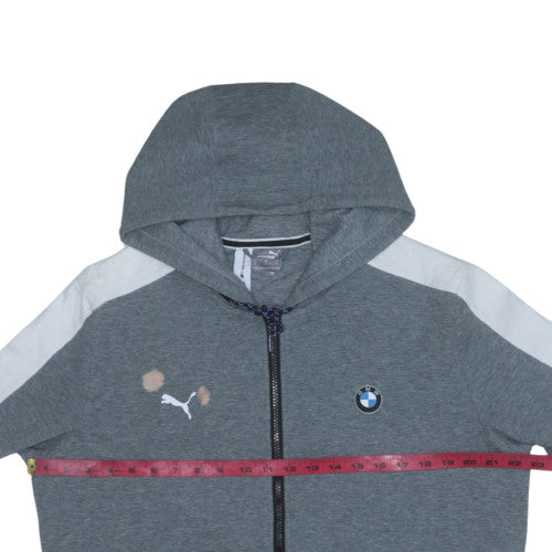 Puma BMW Motorsport Grey Full Zip Hoodie Men's M