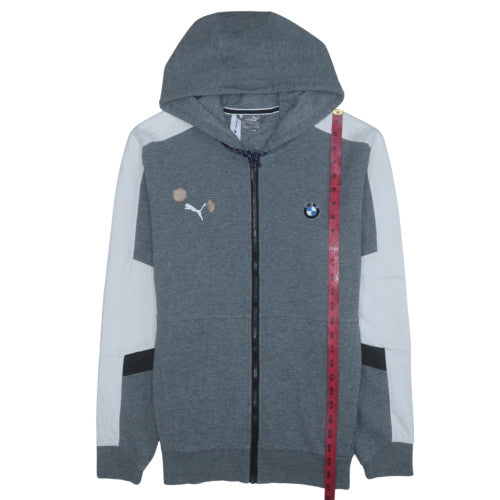 Puma BMW Motorsport Grey Full Zip Hoodie Men's M