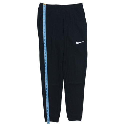 Nike Women's Black Dri-Fit Joggers Small Fleece Tapered Pants