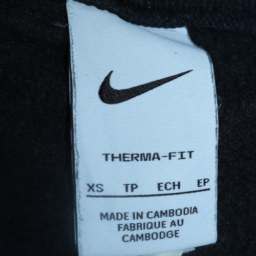 Nike Womens Black Gold Therma-Fit Pullover Sweatshirt XS