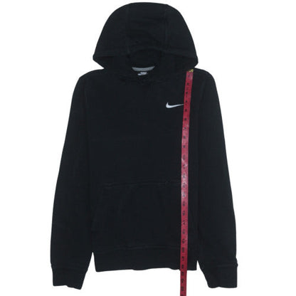 Nike Womens Black XS Pullover Hoodie Cotton Blend Sweatshirt