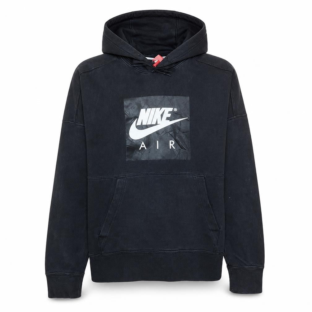 Nike Air Men’s Black Pullover Hoodie Small Regular Fit Long Sleeve