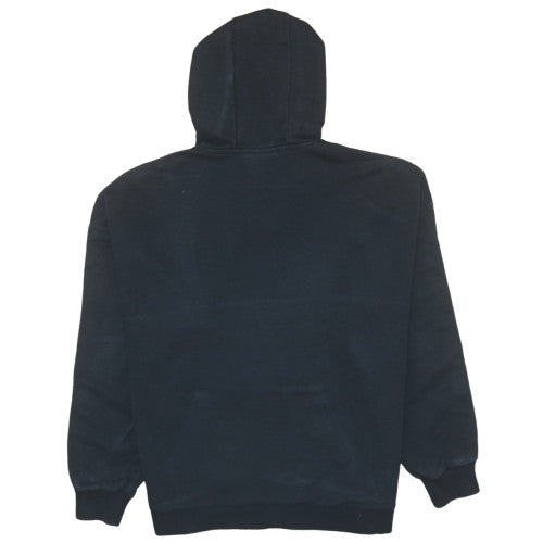 FILA Womens Black XL Plus Pullover Hoodie with Logo Trim