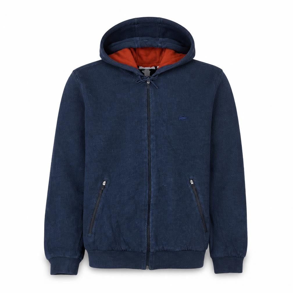 Lacoste Men’s Blue Full Zip Hoodie Size S Regular Fit