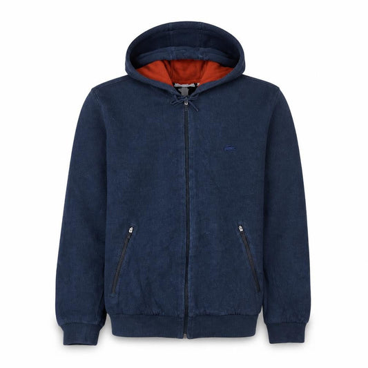 Lacoste Men’s Blue Full Zip Hoodie Size S Regular Fit
