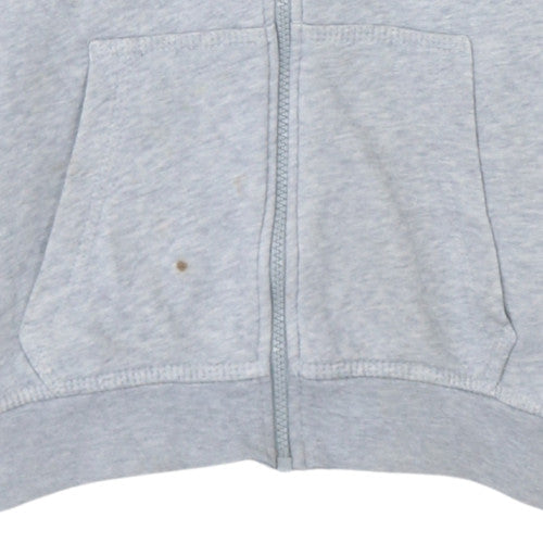 Nike Boys Grey Full Zip Hoodie Size 12-13 Years Fleece Sweatshirt