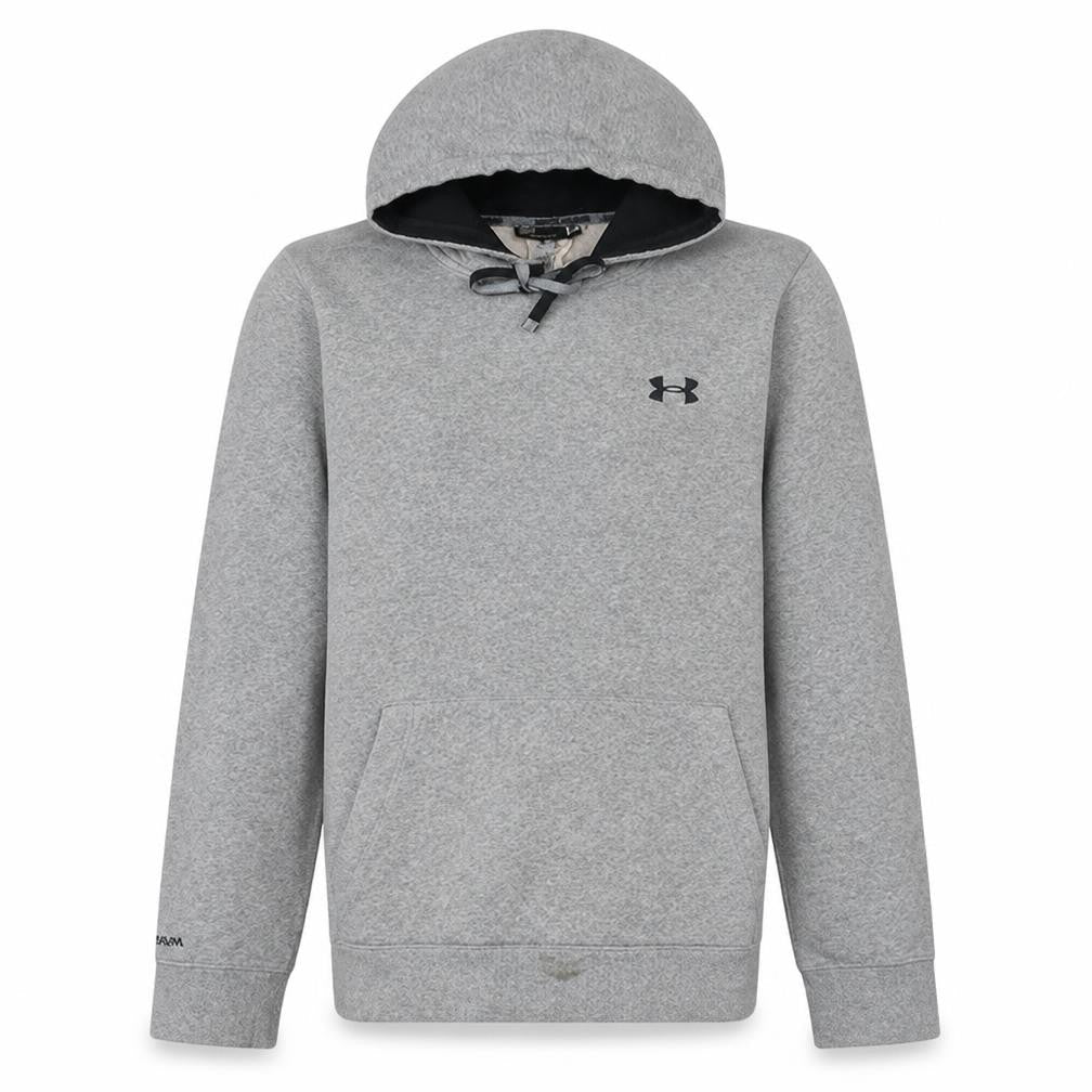Under Armour Men's Grey Pullover Hoodie Size S Sports Fleece