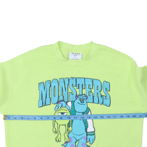 Primark Disney Pixar Monsters University Green Sweatshirt Women S