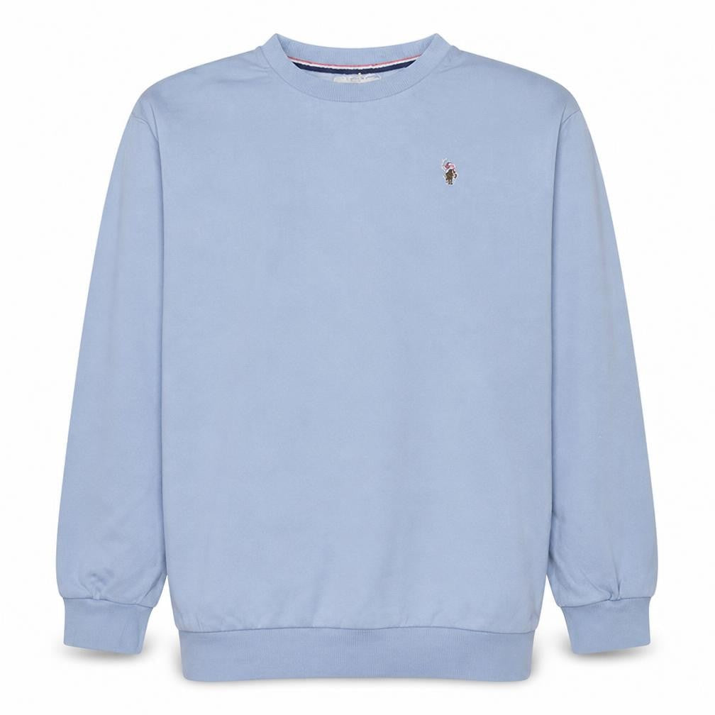 U.S. Polo Assn. Men's Blue Crew Neck Cotton Sweatshirt L