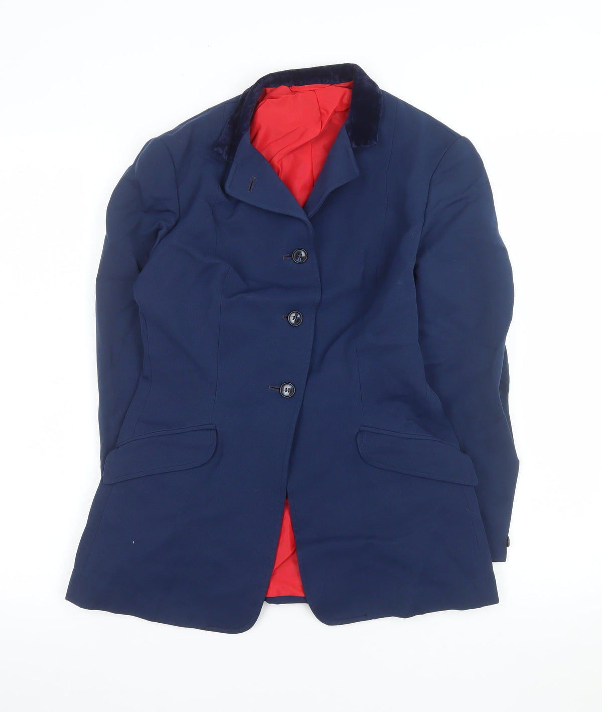 Saddle Master Women’s Navy Riding Blazer Size 12 Classic Equestrian Jacket
