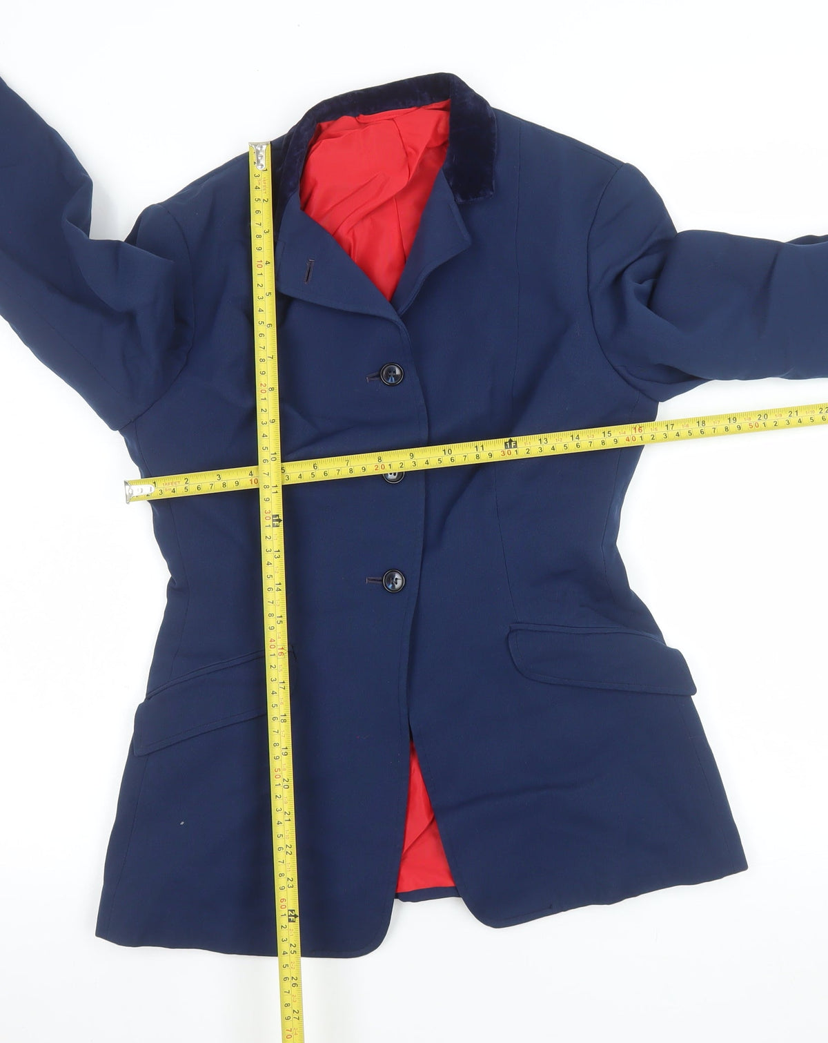 Saddle Master Women’s Navy Riding Blazer Size 12 Classic Equestrian Jacket