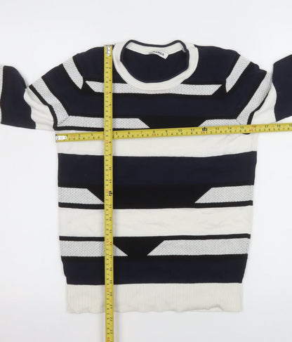 MARCS Women's Multicoloured Striped Cotton Jumper XS