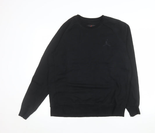 Jordan Men's Black 2XL Crew Neck Pullover Sweatshirt