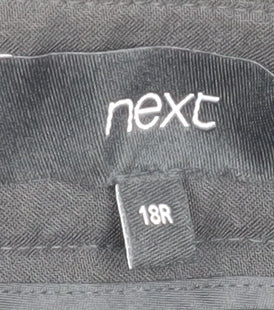 Next Women’s Black Floral Jacquard Dress Pants Size 18 Regular