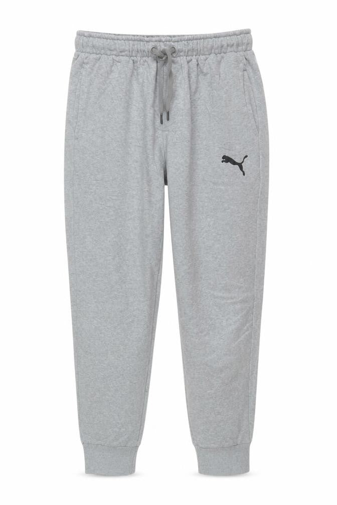 Puma Men's Grey Jogger Trousers L Regular Fit Activewear