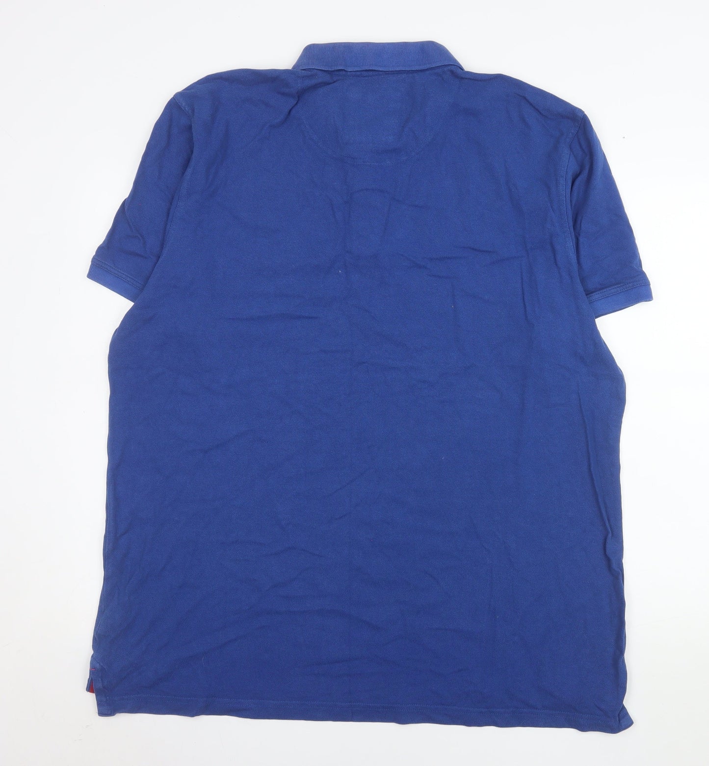 Crew Clothing Co. Men's Blue 2XL Cotton Polo Shirt