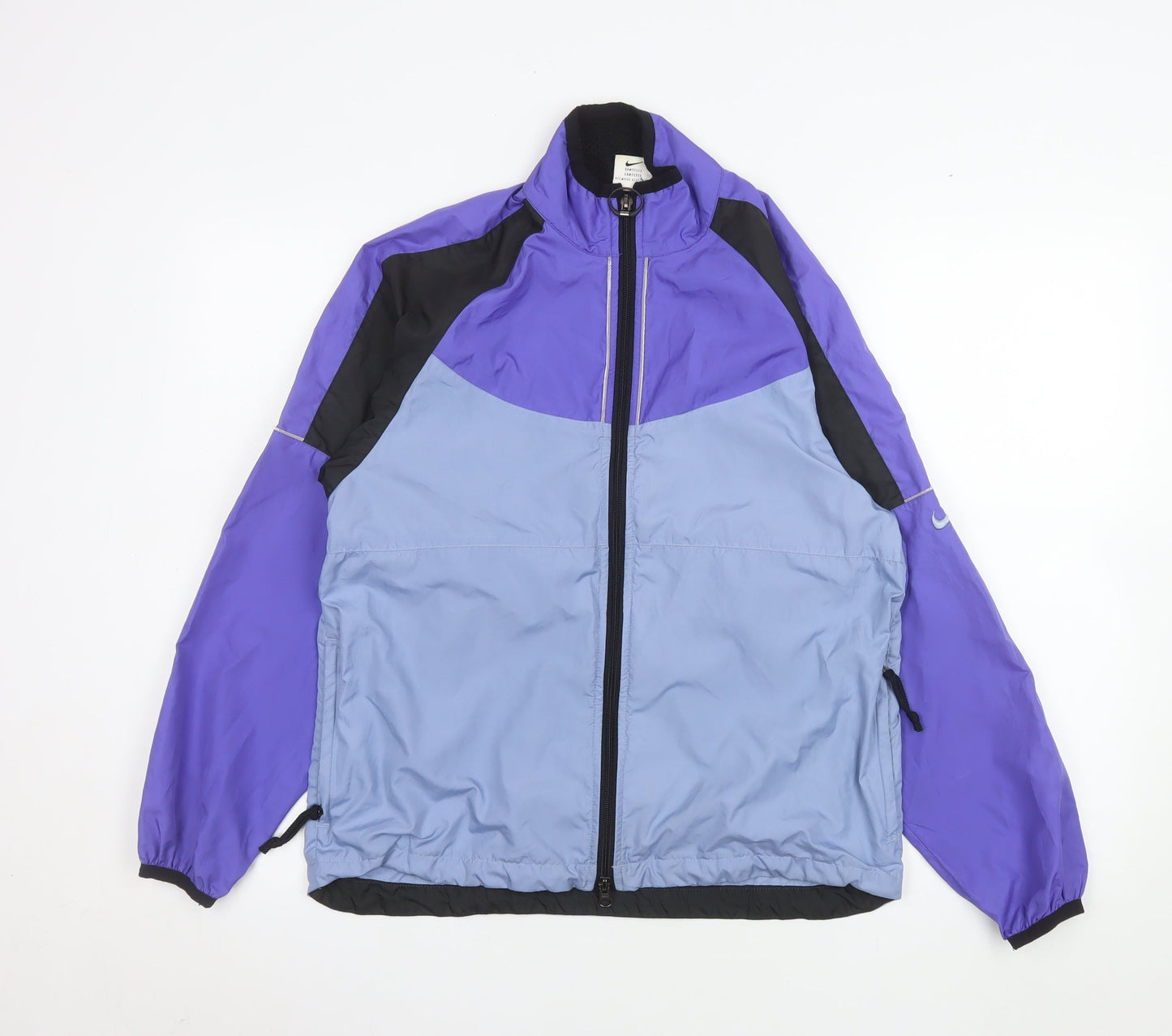 Nike Men's Purple & Blue Windbreaker Jacket Size S Polyester