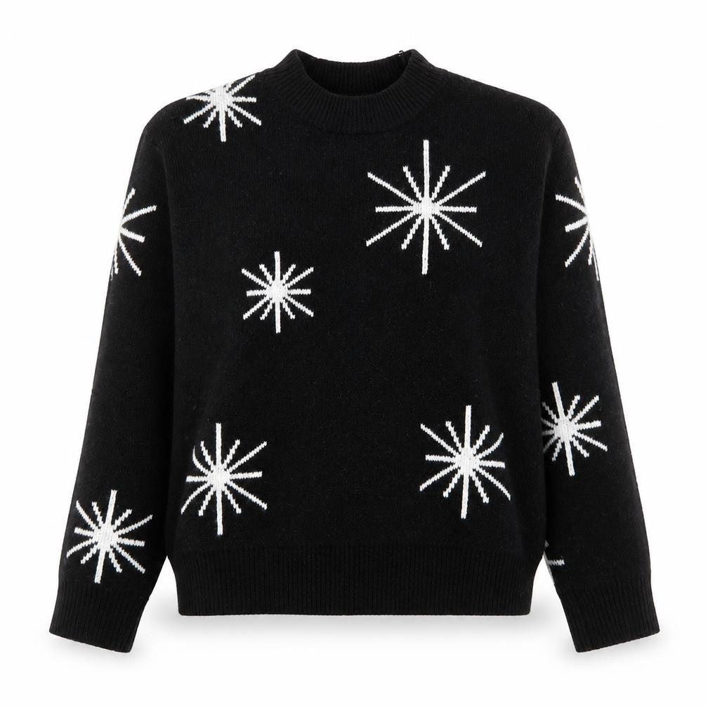 Marks & Spencer Women’s Black Star Pullover Jumper Size S