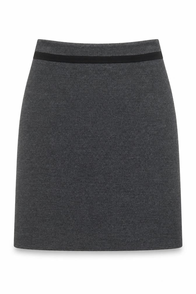 Marks & Spencer Womens Grey Pencil Skirt Size 10 Acrylic Blend