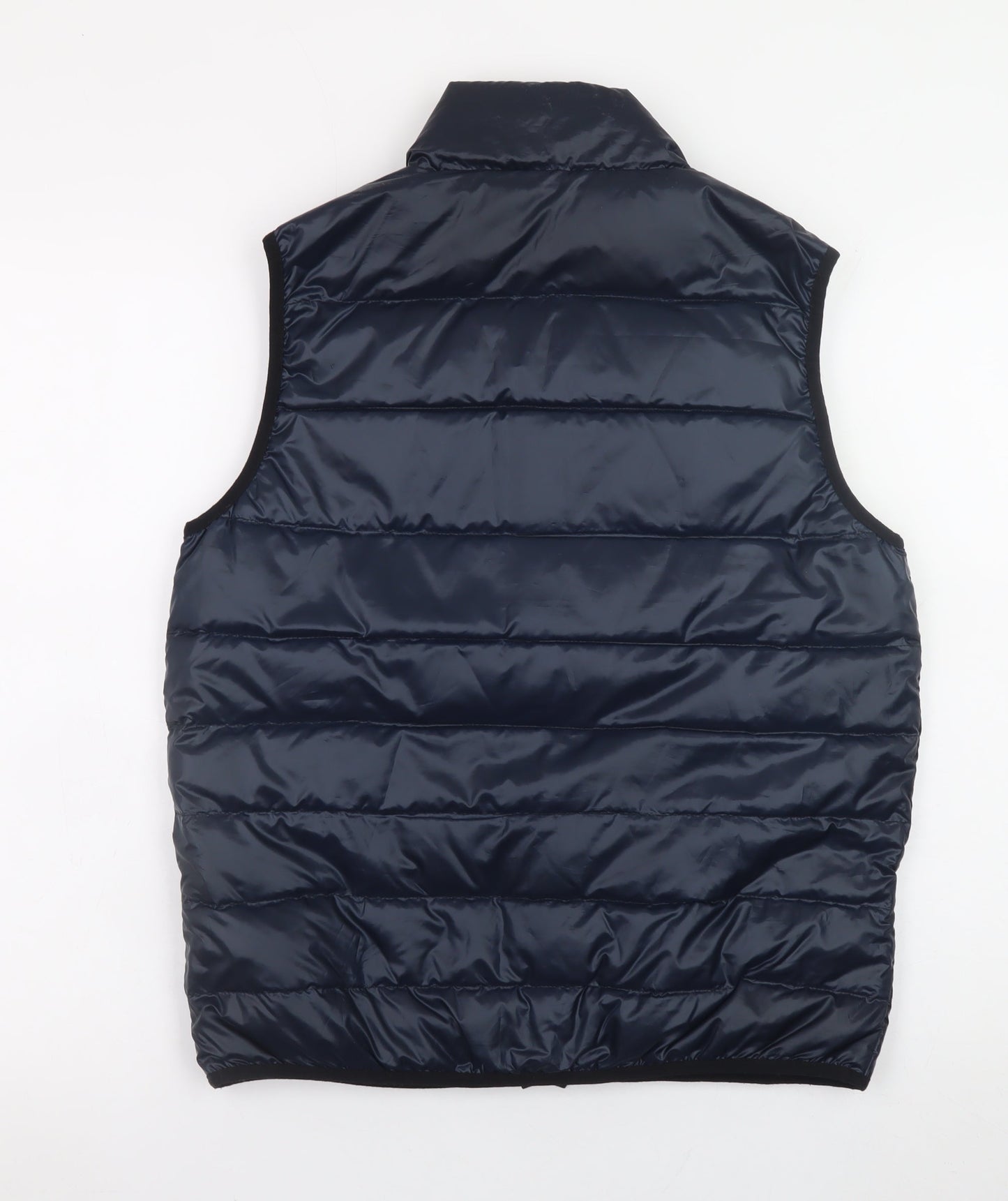 Active Spirit Men's Blue Puffer Waistcoat M Insulated Outdoor Vest