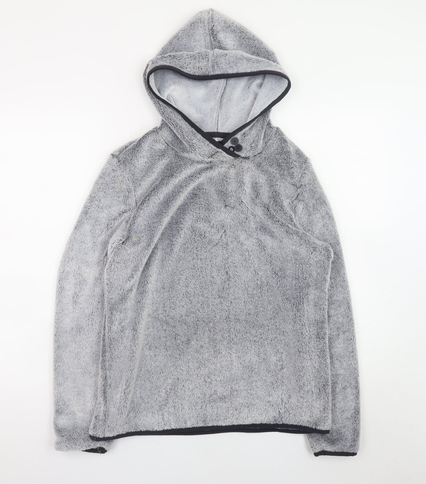 Equestrian Women Grey Fleece Pullover Hoodie Size 8/10