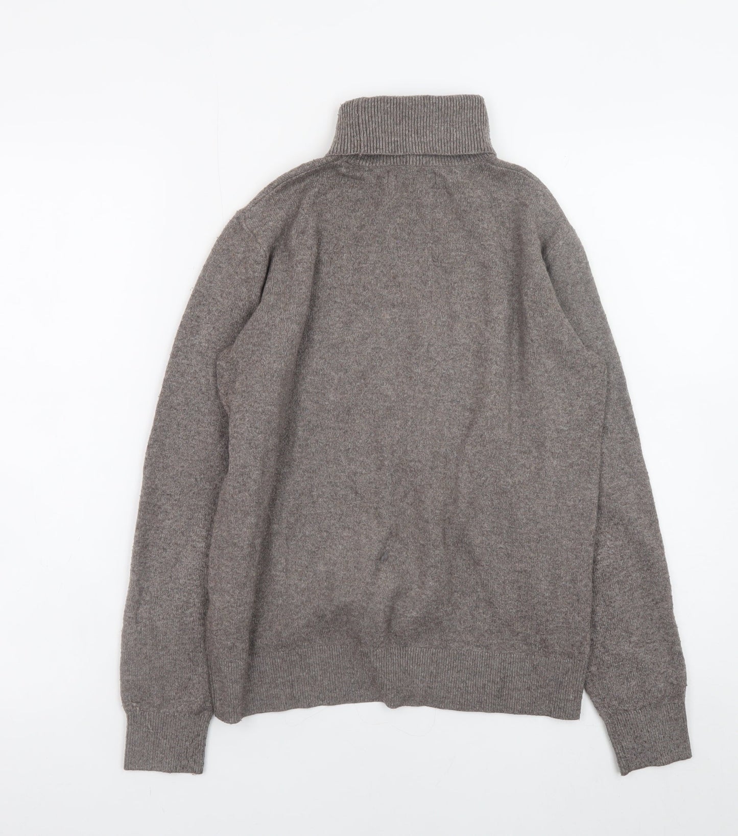 Marks and Spencer Womens Brown Roll Neck Knit Jumper XS